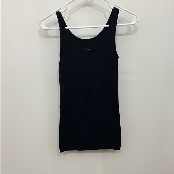 A New Day Black Fitted Sleeveless Tank Top - Picture 1 of 1